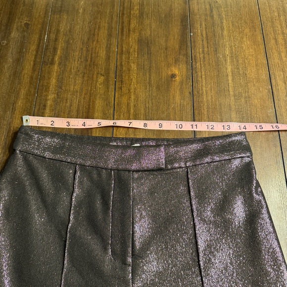 Ramy Brook Saylor Pant Zinc Metallic Shimmer Size 4 NWT - Picture 7 of 14